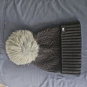 THE NORTH FACE Knit Insulated Faux Fur Bobble Hat